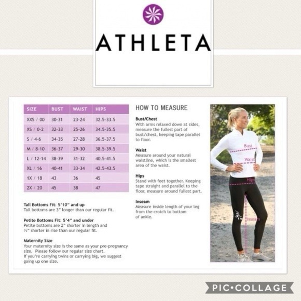 Athleta XL High Rise Transcend Colorblock Leggings Stretch 7/8 Athletic Yoga Gym - Picture 9 of 9